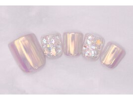 6000円　フットネイル