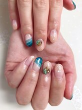ネイルサロン ティアラリュクス 市川北口店(Tiara Luxe)/浜辺ネイル