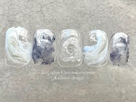 【ブルー×シルバーニュアンス】