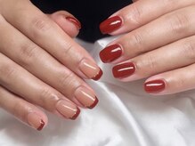 ハズグラスネイル(Haze Grass nail)/フレンチネイル