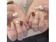 ミシェリ(micheri)の雰囲気(ネイルは自爪を削らないパラジェル仕様。可愛いパーツも豊富♪)