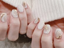 プライズアイリス アイラッシュ 池袋東口店(prize Iris eyelash)/ミラーニュアンスネイル