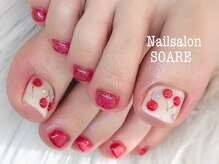 ネイルサロンソアレ(SOARE)の雰囲気（フットは半個室のふかふかソファーで★ハンドと同時施術◎）