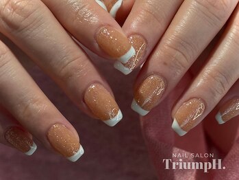トライアンフ(TriumpH)の写真/【口コミ高評価】ダメージレスなフィルイン技術で長くnail楽しめ☆ワンカラー 5500yen(オフ込み)