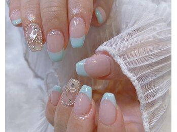 リロウ(relow)/カラーフレンチ/チェーンネイル