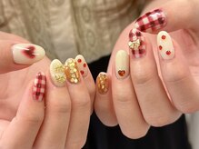 モノ 本通(mono)/ギンガムチェックネイル