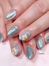 プルメリアネイル☆7000円