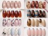 人気No.4★【定額】6,840円コース ─ 人気/定番アートネイル200種♪