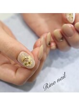 リノ ネイル(Rino nail)/コデマリドライフラワーネイル