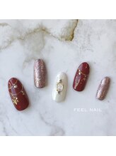フィールネイル 天神橋店(feel nail)/パウダー/マグネット/クリスマス