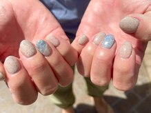 シェリ バイ リッシュ(Cheri by RICHE)/波打ち際 水面ネイル