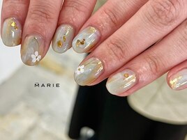 5)8000円 フラワーネイル　0220e