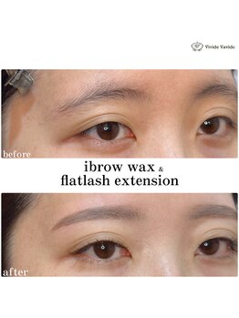 ビビデバビデ(Vivide Vavide)/マツエク+眉毛の同時施術/銀座