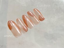 ネイルサロン イントゥ(into_)/ニュアンス　オレンジマグネット