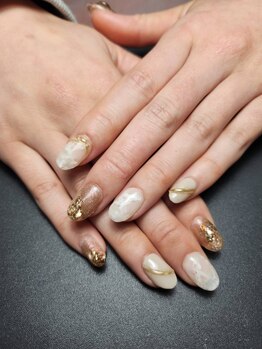 ネイルサロン キャットミントの写真/話題のマグネットネイルの種類やパーツの種類が豊富♪あなただけのオリジナルネイルに★【新規オフ無料!】