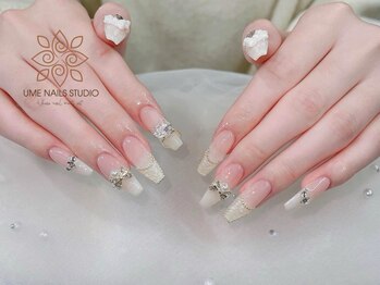 ウメネイルスタジオ(UME NAIL STUDIO)/* 長 さだしやり放題×つけ放題
