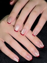 クローバーネイル 北浦和店/水光マグネッ卜+フレンチ¥8180