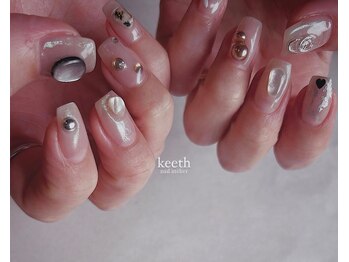 キースネイルアトリエ(keeth nail atelier)/ストーンアート