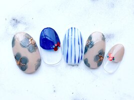浴衣ネイル