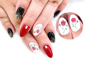 ネイルコレクション ピンク(Nail Collection Pink)/ジェル定額￥8990☆薔薇