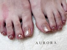 アウロラ 代々木上原(AURORA)/ワンカラー　フット　ラメ　