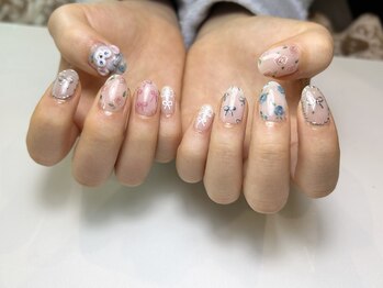 みつや 高石店/ガーリーネイル