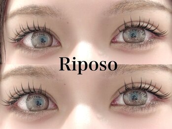 リポーゾ(Riposo.)の写真/【まつげ専門店だからこそのキープ力！！】モチ抜群柔らかフラットラッシュ100本5,900★