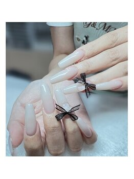 アモールビューティー 新宿店(Amor Beauty)/チップ長さだしアート2本