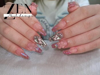 ゼン ネイル デザイン 池袋(ZEN NAIL DESIGN)/* 長 さだしやり放題×つけ放題
