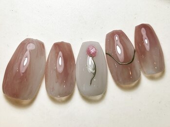 ノクターン(Nocturne)の写真/新しい季節に映える好印象な洗練デザイン♪手元に自信が生まれる、大人な雰囲気の上質シンプルネイル。