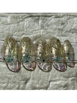 ミラーニュアンスネイル