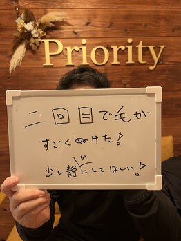 プライオリティ(Priority)/