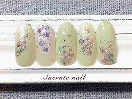 キラキラ好き一推しネイル ¥8000