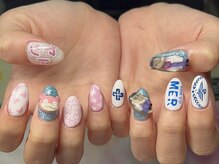 リバティ(liberty)/新宿推しネイル 3dネイル