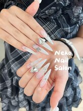 ネコ(Neko)/韓国ガーリーネイル　乳白色