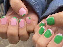 カーティシーネイルズ(curtisii NAILS)/春といえばこの2色