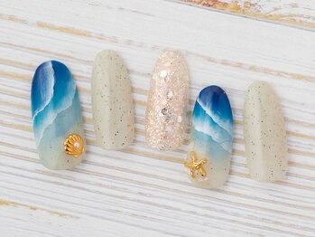 ネイルサロン ラグゼ(Nail salon Luxe)/波ネイル