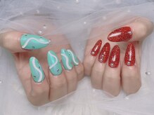 ラッキーネイル(lucky nail)/カラフルデザイン
