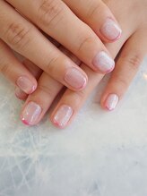 朱花 プルバイシュカ(fle by 朱花)/フレンチネイル