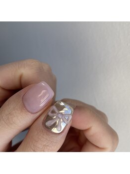 リノ 大阪本町店(lino)/リボンネイル