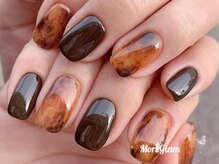 モアグラム 池袋東口店(More Glam)/べっこうネイル