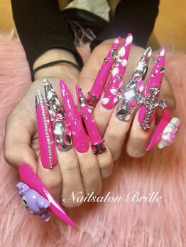 エスフィーネイルサロン ブリーユ(Esfy nailsalon Brille)/ビビットネイル