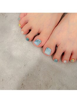 ワイズビューティ 梅田店(y’s beauty)/☆マーメイドフットネイル☆