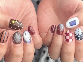 ユノ フィオーレ(Juno fiore)/レトロモダンネイル