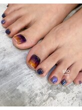 ウロネイルズ(ulo nails)/夕日フットネイル