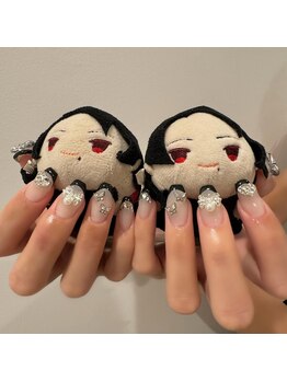 メル バイ ウィリートーキョー(MELL by wellytokyo)/持ち込みフレンチ 推し活ネイル