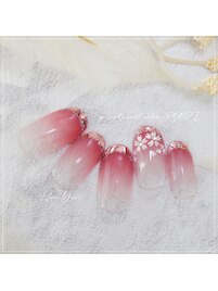 ガラスフレンチと桜