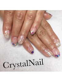 シェルネイル×ホログラム