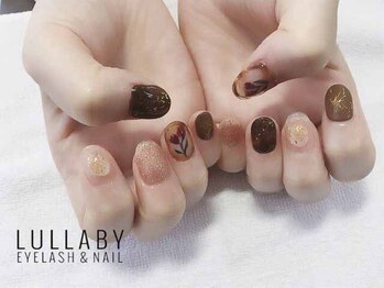 ララバイ 三軒茶屋店(LULLABY)/手書きフラワーネイル
