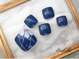 (1317)フラワーFootネイル